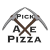 pickaxe pizza logo